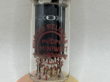 Philips E80CC vacuum tube with D-Foil Getter and Pinched Waist, image 4