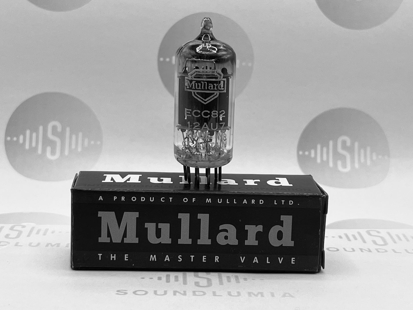 Mullard ECC82 12AU7 Long Plates Square Getter