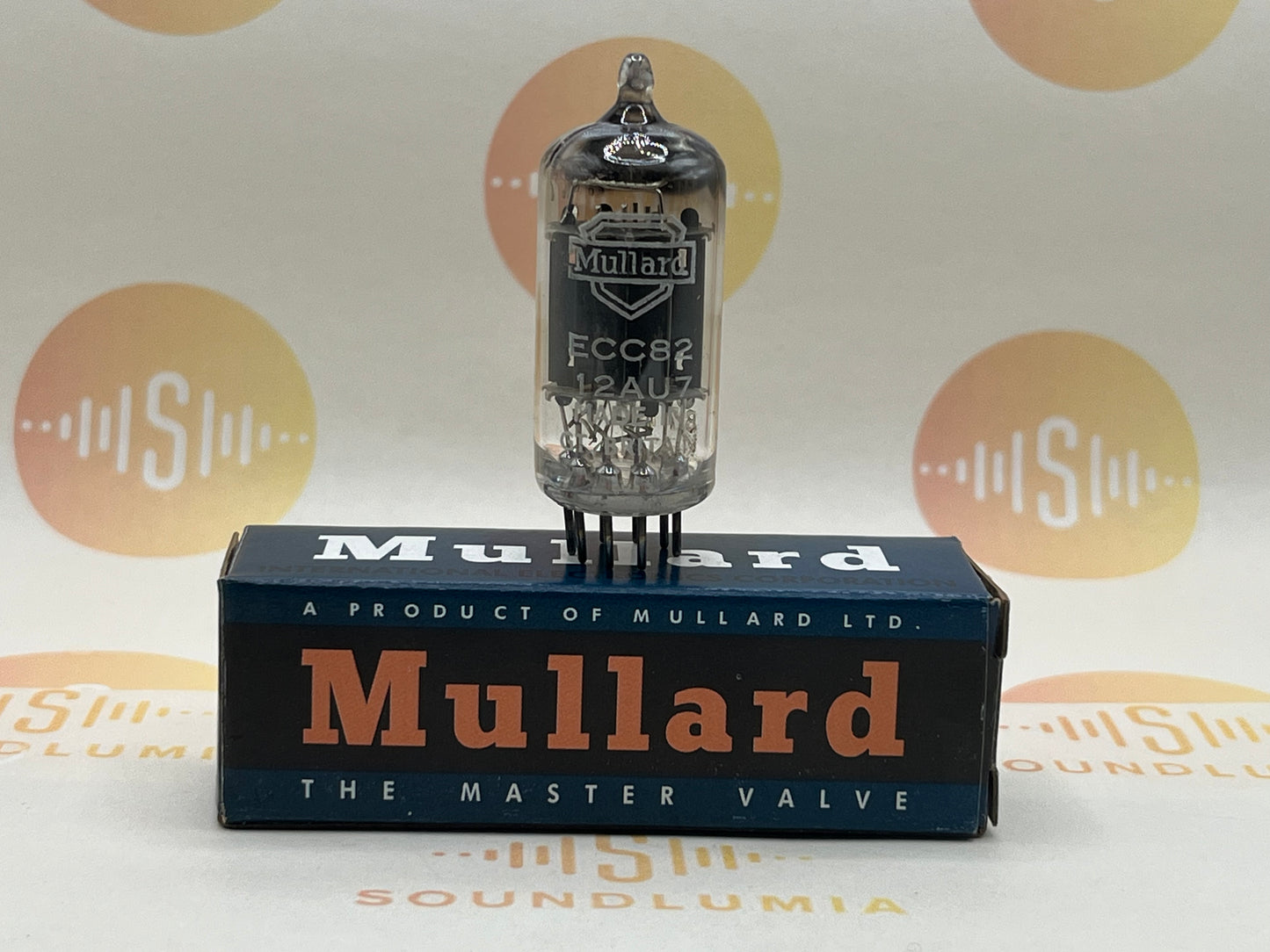 Mullard ECC82 12AU7 Long Plates Square Getter