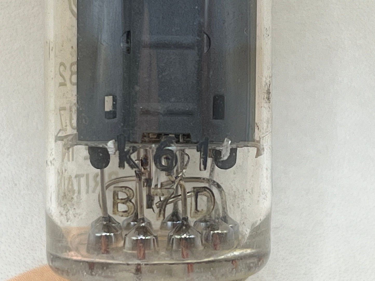 Mullard ECC82 12AU7 Long Plates Square Getter