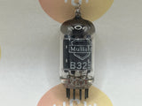 1x Telefunken B329 Plaques longues Getter carré Pre ◇ Bas - Berlin 1955 Étiquette Mullard