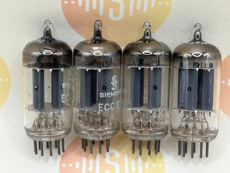 Siemens ECC83 12AX7 vacuum tube with O-Getter and Long Plates, image 14