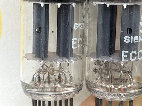 Siemens ECC83 12AX7 vacuum tube with O-Getter and Long Plates, image 15