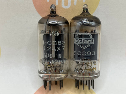 Mullard ECC83 12AX7 Long Plates F9 Series Blackburn