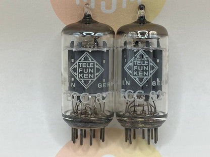 Telefunken ECC82 12AU7 Smooth Plates Berlin