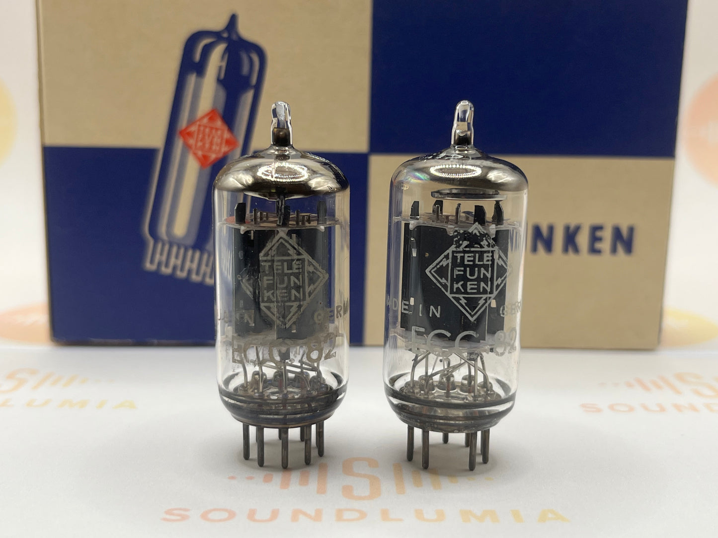 Telefunken ECC82 12AU7 Smooth Plates Berlin