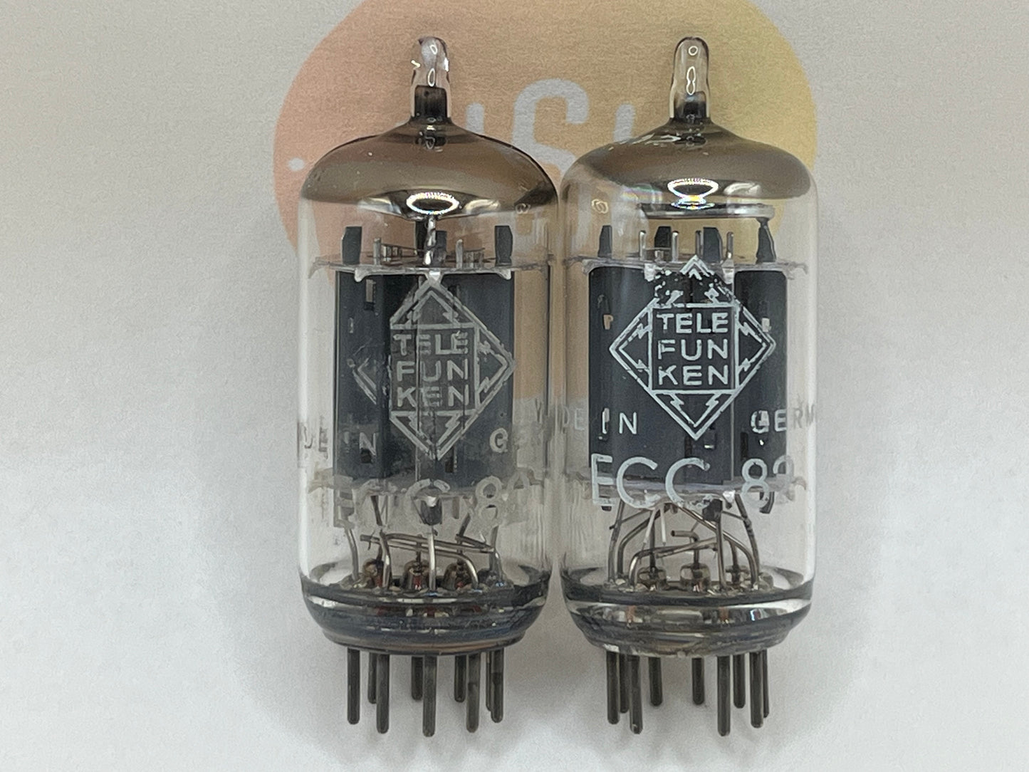 Telefunken ECC82 12AU7 Smooth Plates Berlin