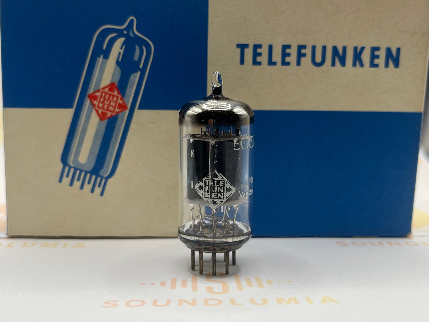 Telefunken ECC83 12AX7 Plaques nervurées Berlin  