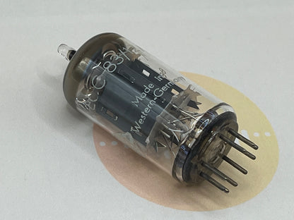 Telefunken ECC83 12AX7 Rippenplatten passendes Paar - Berlin 1959 gleicher Code - NOS 