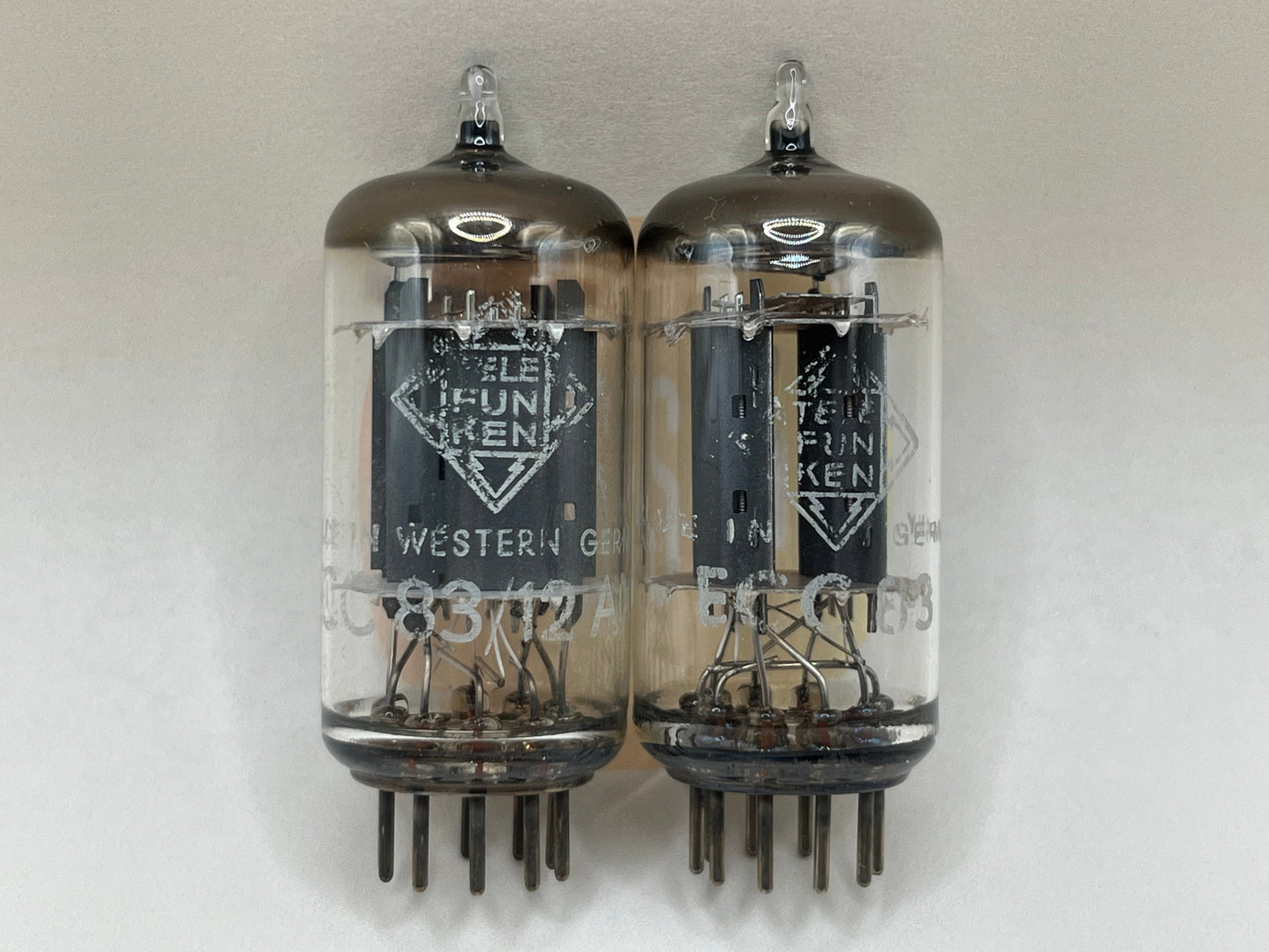 Telefunken ECC83 12AX7 Plaques lisses Berlin