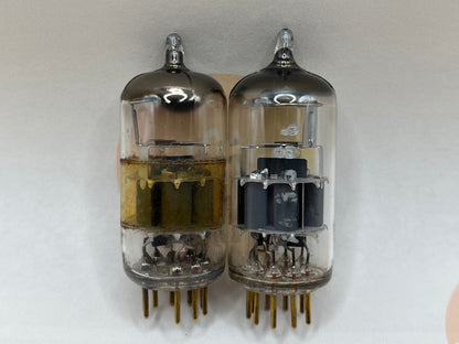 Siemens E88CC 6922 D-getter Matched Pair - Pre-acid code Production - Munich 1950s
