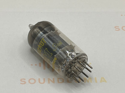 1x Mullard ECC82 Short Plates 10M Master Series with Original Box - Blackburn 1966 - Tests NOS+