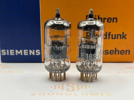 Siemens E188CC 7308 vacuum tube with Silver Plate and O-Getter, image 58