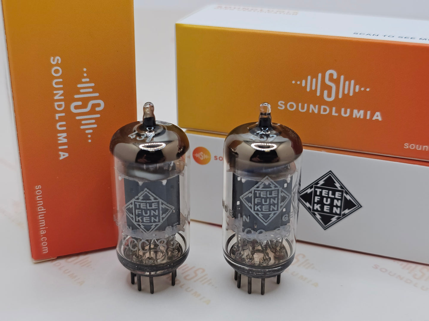 德律风根 ECC83 12AX7 光滑板 柏林