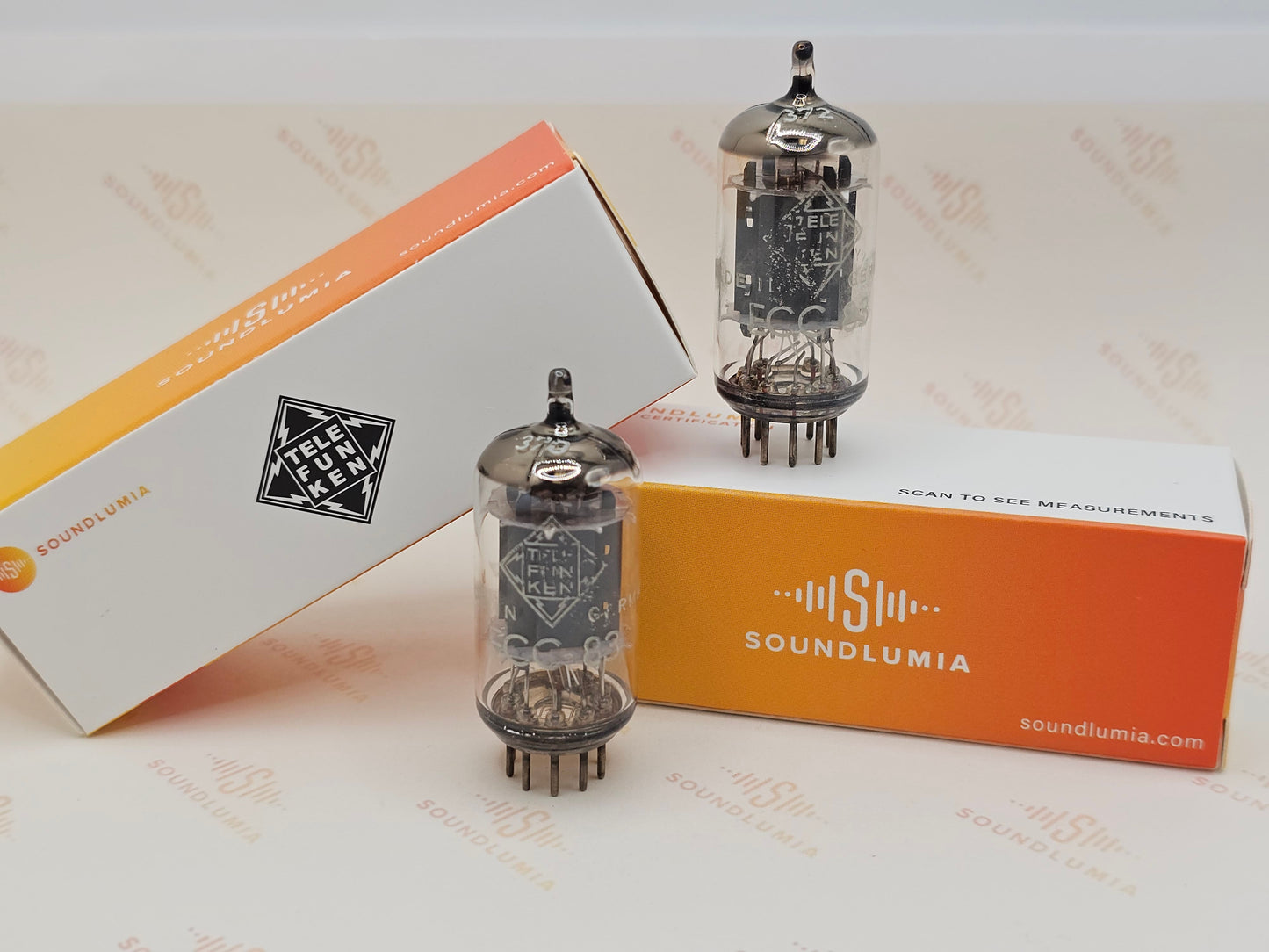Telefunken ECC83 12AX7 Plaques lisses Berlin