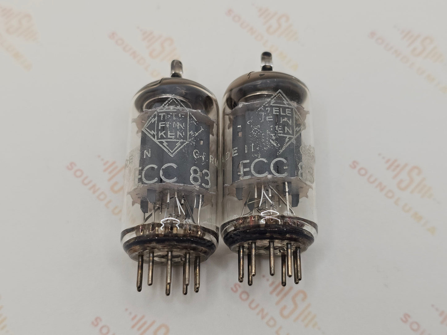 Telefunken ECC83 12AX7 Plaques lisses Berlin