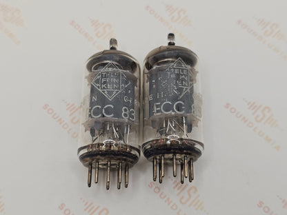 Telefunken ECC83 12AX7 Plaques lisses Berlin