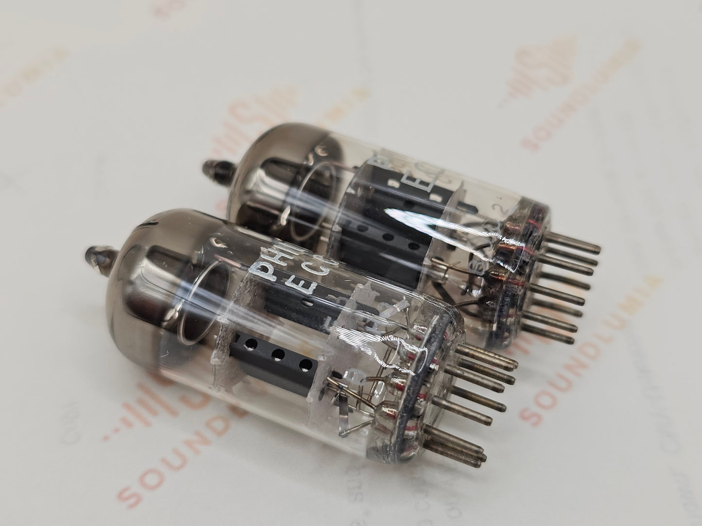 1对 Mullard ECC81 12AT7 O型吸油管（匹配对装） - 布莱克本 1965/66 - 全新库存