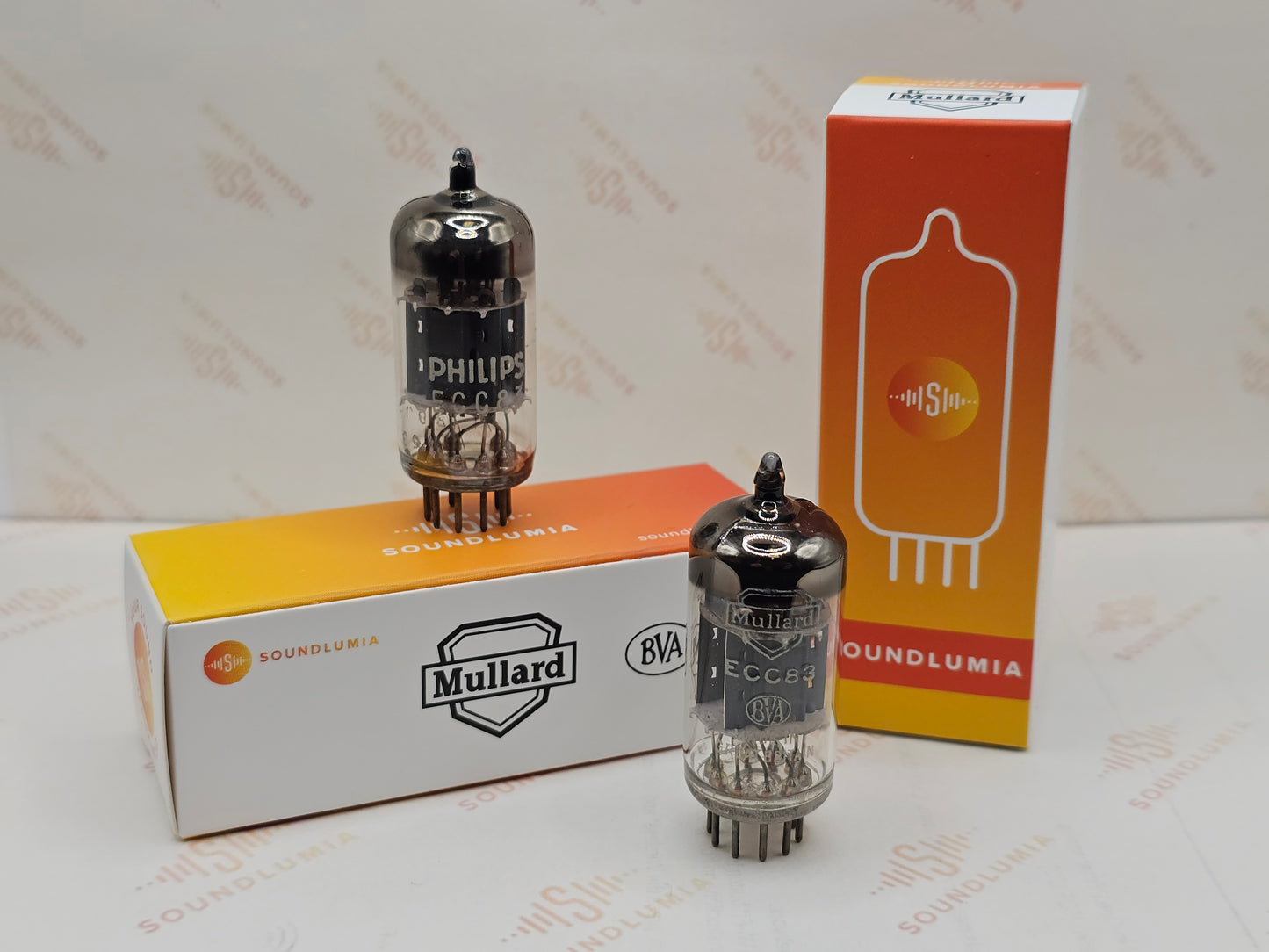 Mullard ECC83 12AX7 Kurze Platten