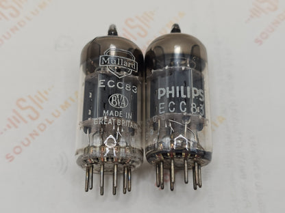 Mullard ECC83 12AX7 Kurze Platten