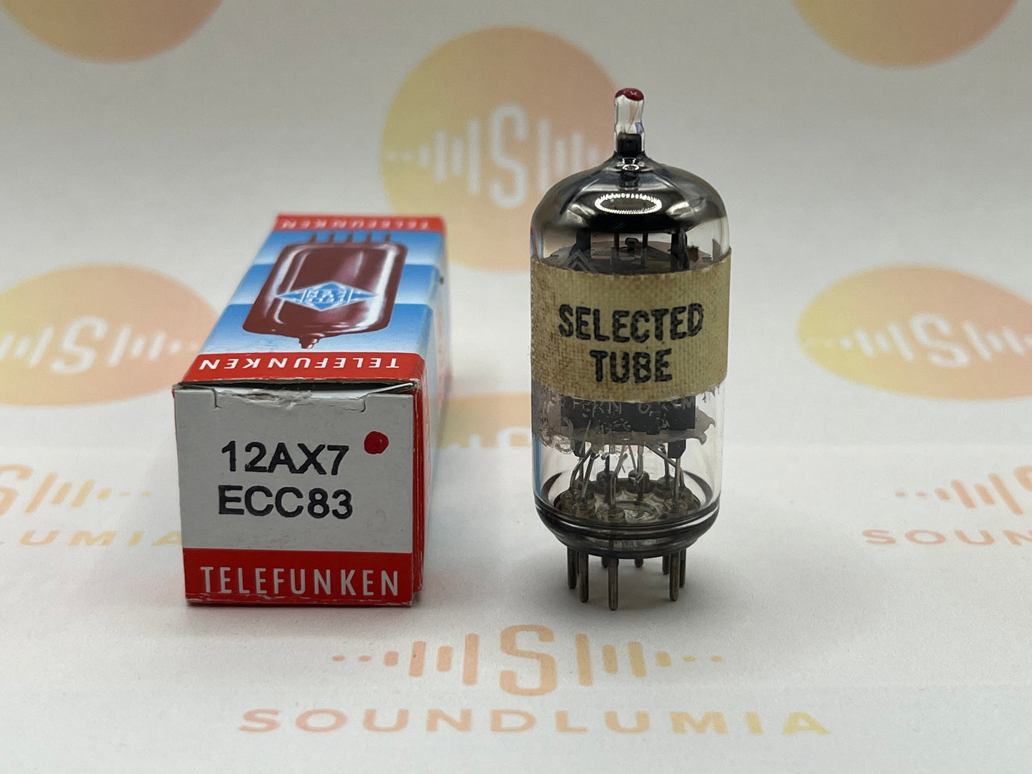 Telefunken ECC83 12AX7 Plaques lisses Berlin