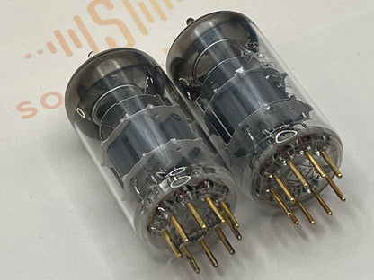 2x Telefunken CCa (E88CC+) PostRöhre 匹配代码 - ◇ 底部 - 乌尔姆 '67 