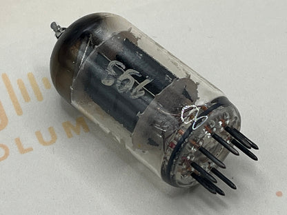 Telefunken ECC82 12AU7 vintage vacuum tube ribbed plates pre diamond bottom Germany NOS