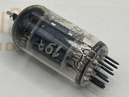 Telefunken ECC82 12AU7 vintage vacuum tube ribbed plates pre diamond bottom Germany NOS