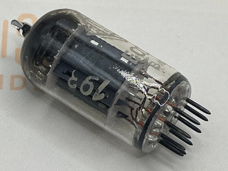 Telefunken ECC82 12AU7 vintage vacuum tube ribbed plates pre diamond bottom Germany NOS