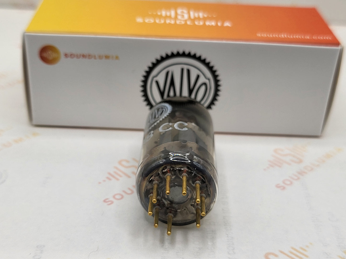 Valvo E88CC 6922 白色印花 O-getter - 海尔伦