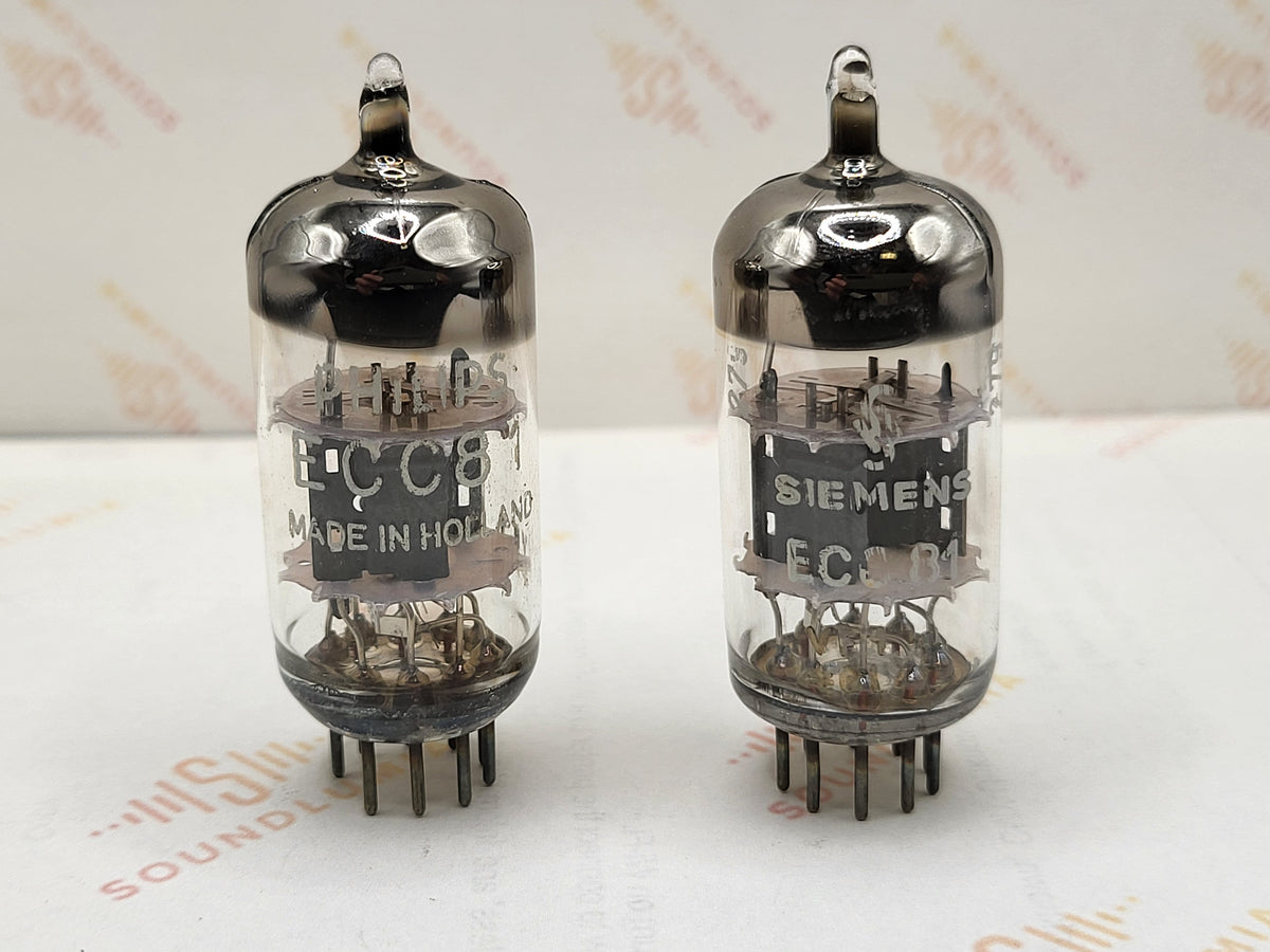 Siemens ECC81 12AT7 vacuum tube with O-Getter, image 17