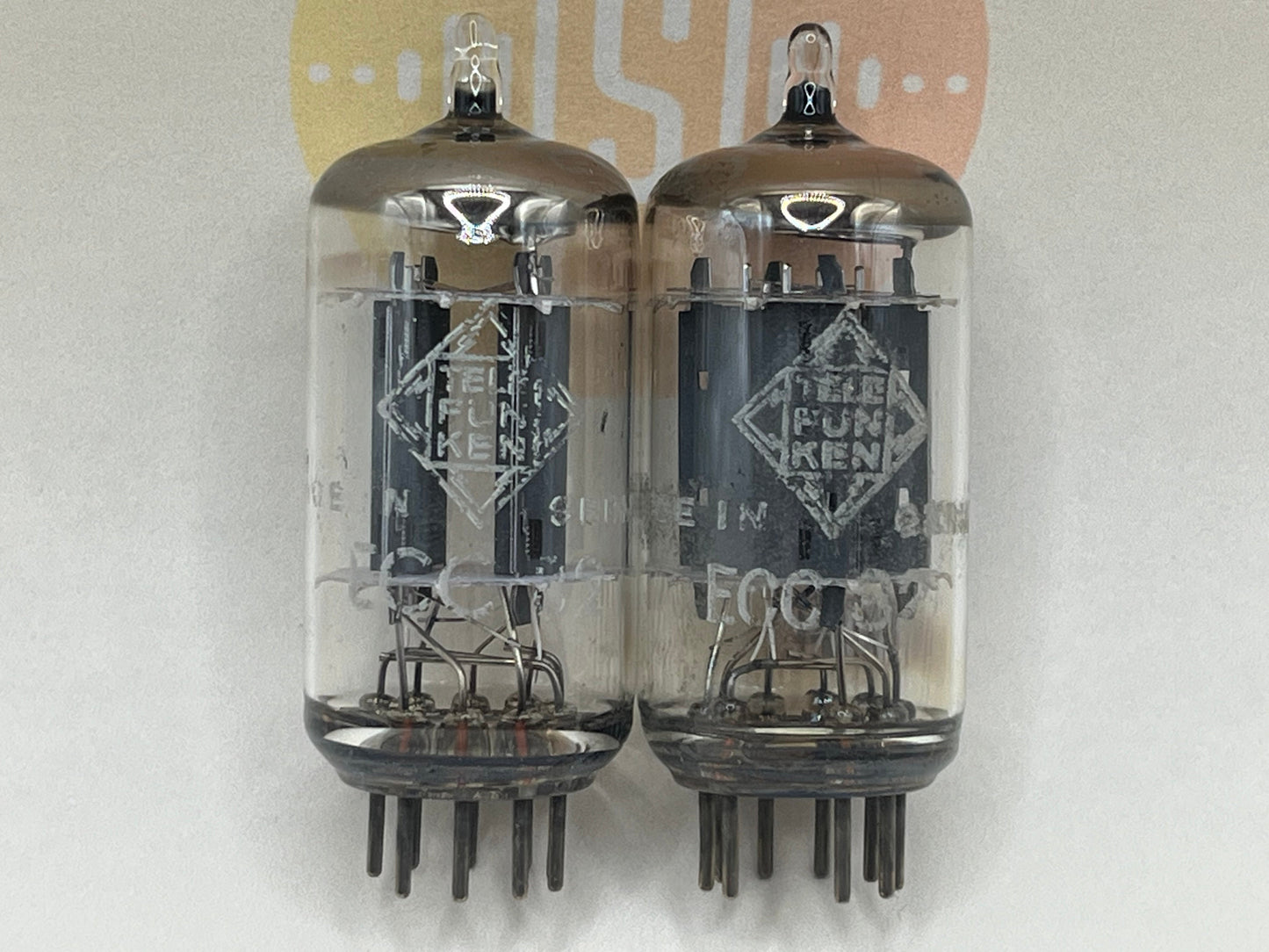 Telefunken ECC82 12AU7 Plaques lisses Berlin