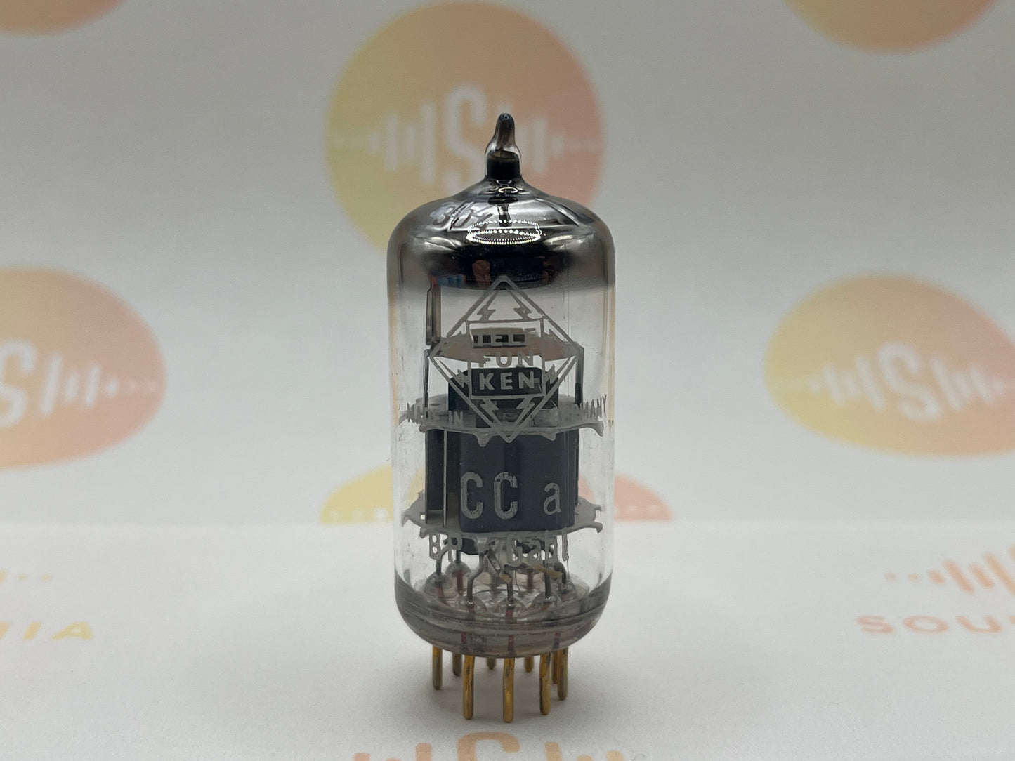 2x Telefunken CCa (E88CC+) PostRöhre 匹配代码 - ◇ 底部 - 乌尔姆 '67 