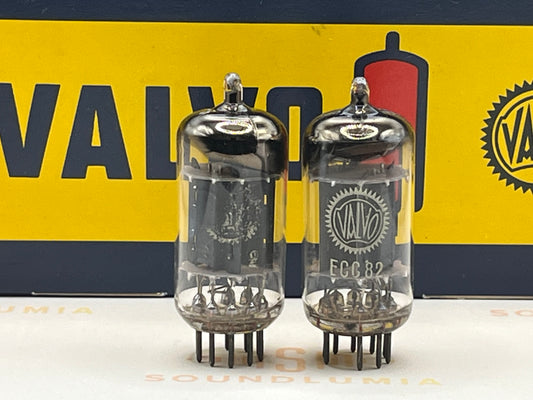 Valvo ECC82 12AU7 Long Plates D-Foil Getter - Hamburg