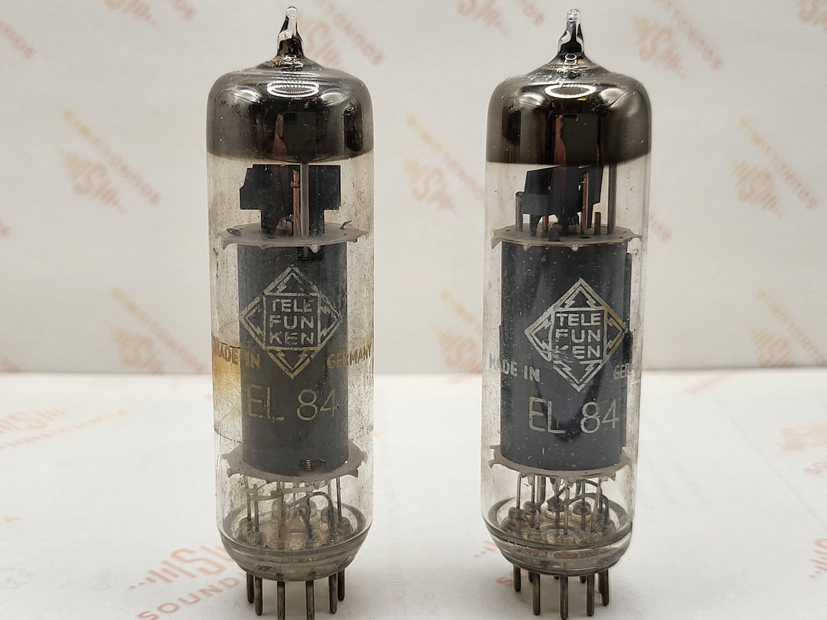 Telefunken EL84 6BQ5 O-getter ◇ Bottom - Germany