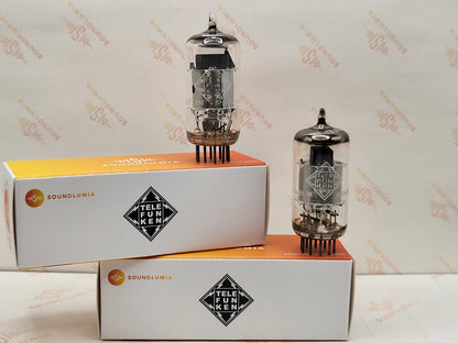 Telefunken EF86 6267 Piastre Argento Getter O ◇ Inferiore