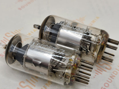 Telefunken EF86 6267 Piastre Argento Getter O ◇ Inferiore