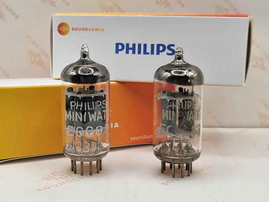 Philips ECC83 12AX7 Short Plates O-getter - Heerlen