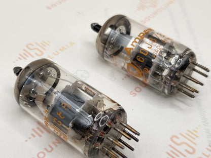 Amperex ECC88 6DJ8 PQ Dimple Disc Getter - Heerlen
