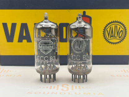 Valvo ECC83 12AX7 Piastre Lunghe 30° O-getter mC2 - Amburgo