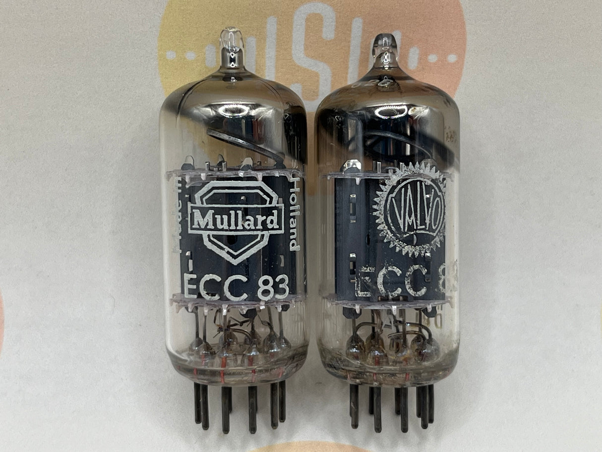 Valvo ECC83 12AX7 Piastre Lunghe 30° O-getter mC2 - Amburgo