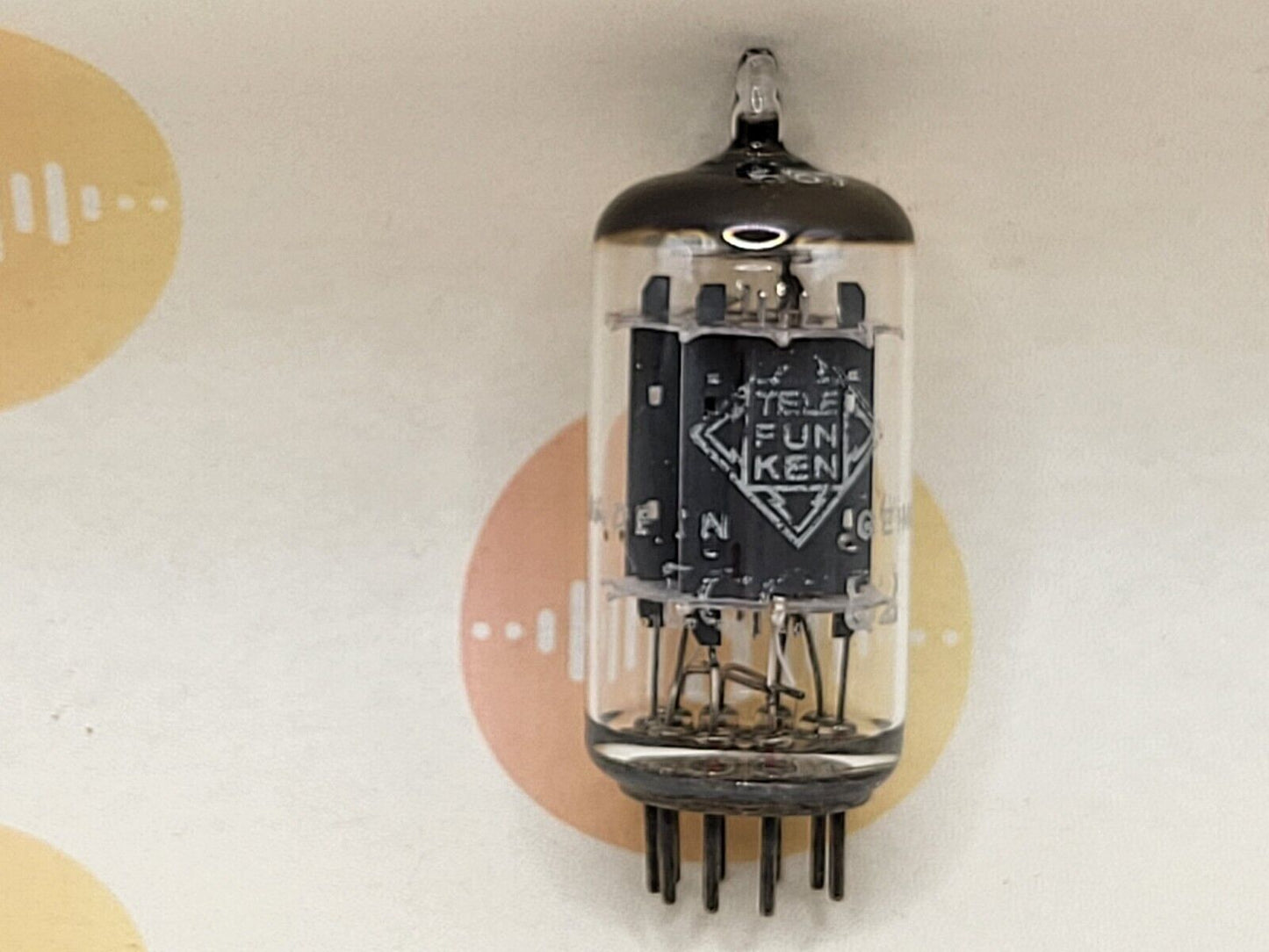 Telefunken ECC82 12AU7 Glatte Platten