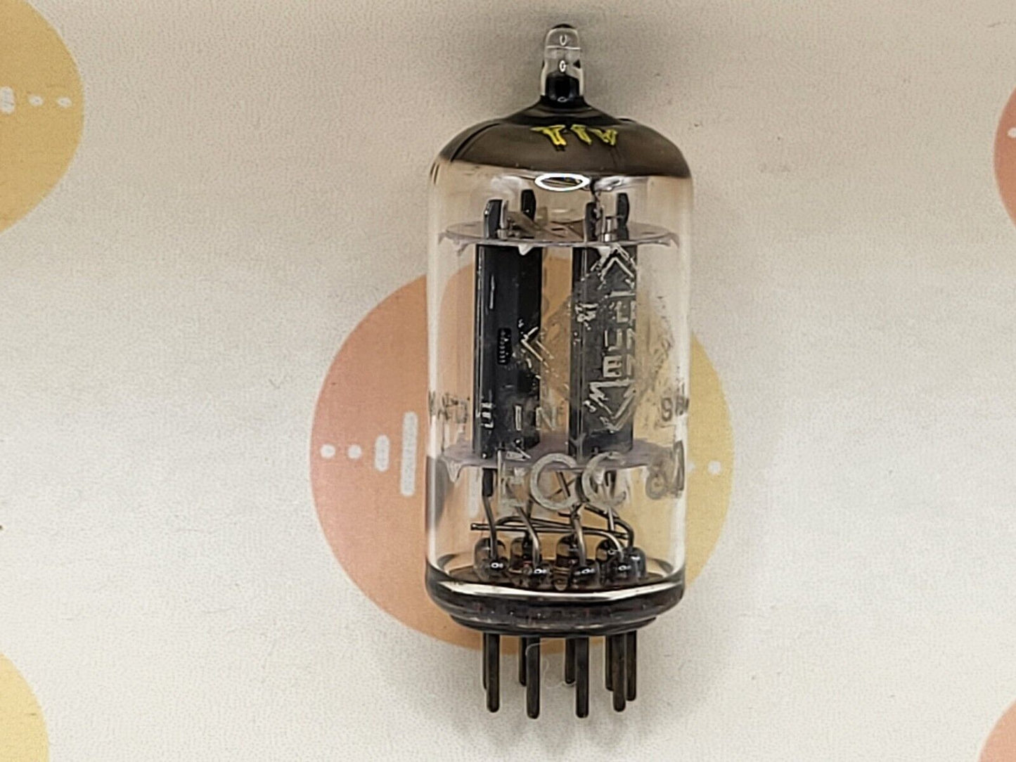 Telefunken ECC82 12AU7 Glatte Platten