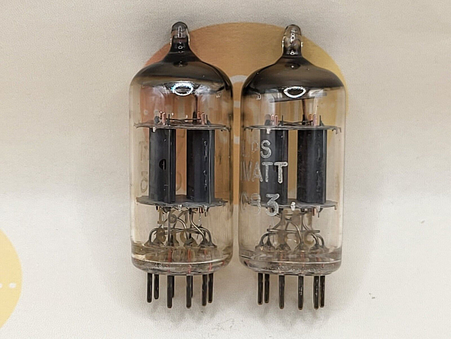 Mullard ECC83 12AX7 Short Plates