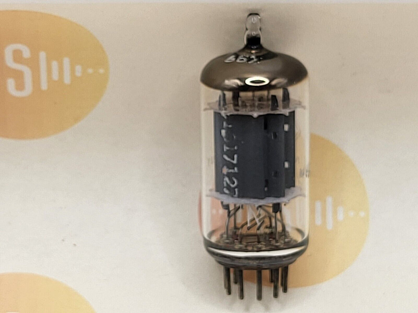Telefunken ECC82 12AU7 Glatte Platten