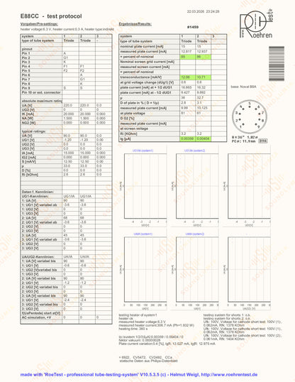 1x Brimar E88CC 6922 O-Getter BVA - England - Stark