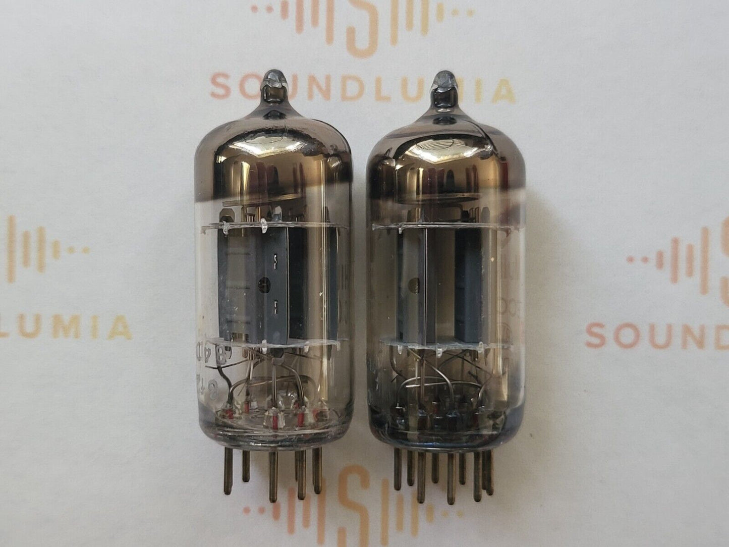 Mullard 12AU7 ECC82 Passendes Paar Philips/Shield Logo - Blackburn '64/'65 -Stark