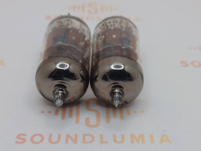 2x Valvo 6201 O-Getter BWB Falcon - Hamburg '59 - Same code - Near NOS