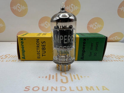 Amperex ECC82 12AU7 O-Getter Kurzplatten Goldstift - Heerlen, NL '59 - Stark 