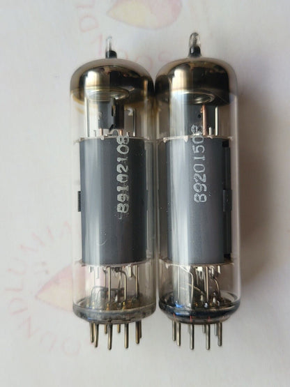 Telefunken EL84 6BQ5 Matched Pair - ◇ Unten - Ulm 1961/62 - NOS